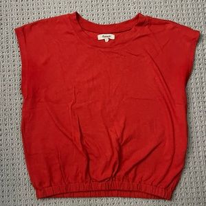 Madewell Shirt size small in a rust color. Super Cute!!